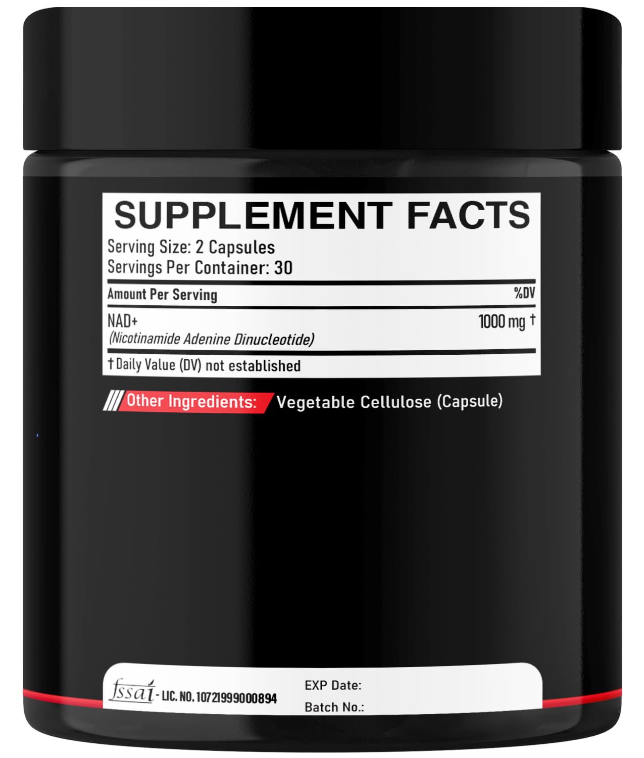 DEDICAD NAD Supplement 1000 mg - Pure NAD Supplement - Energy and DNA Repair, Aging Defense, Brain Function - 60 Capsules DEDICADĀ buy supplements Au