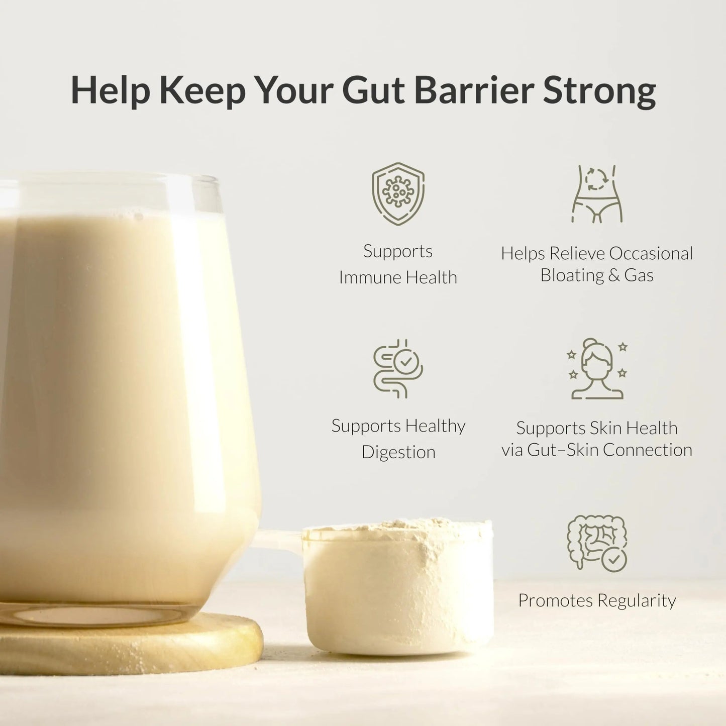 Microbiome Breakthrough™ Gut Support Powder – Vegetarian Vanilla – With Probiotics, Prebiotics, and IgY Max® – Source of L-Glutamine – Supports Digestive Comfort, Gas & Bloating Relief 30 Servings* BIOptimizers buy supplements Au