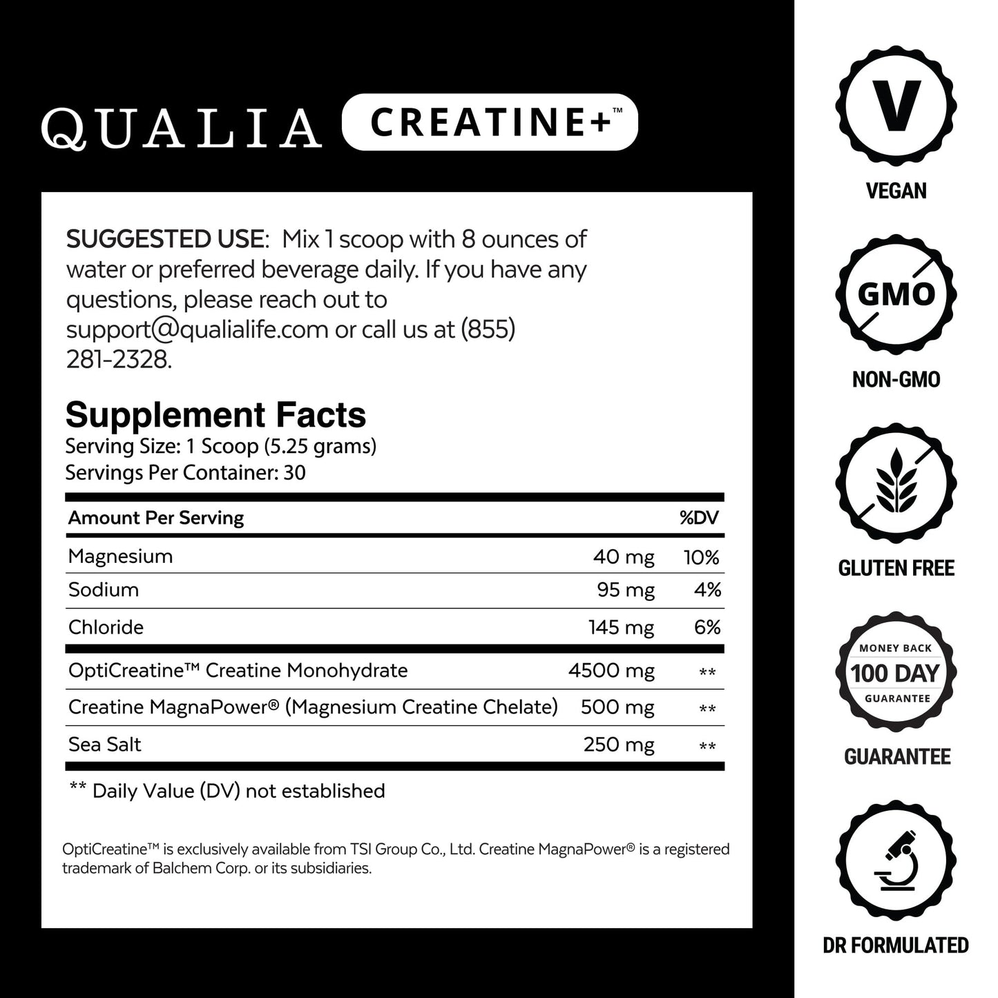 Qualia Creatine | Advanced Creatine Complex | 2 Sources + Magnesium | Optimized Absorption | Muscle Performance, Brain Function, & Healthy Aging (30 Servings) QUALIA LIFE SCIENCESBuy Supplements Australia