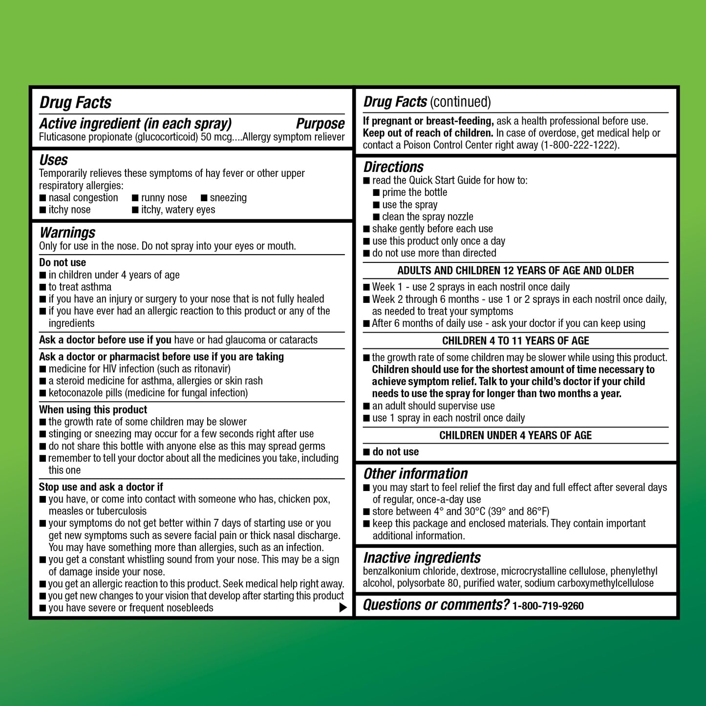 Amazon Basic Care 24-Hour Allergy Relief Nasal Spray, Fluticasone Propionate (Glucocorticoid), 50 mcg, Full Prescription Strength, Non-Drowsy, 0.62 Fl Oz Amazon Basic Care buy supplements Au
