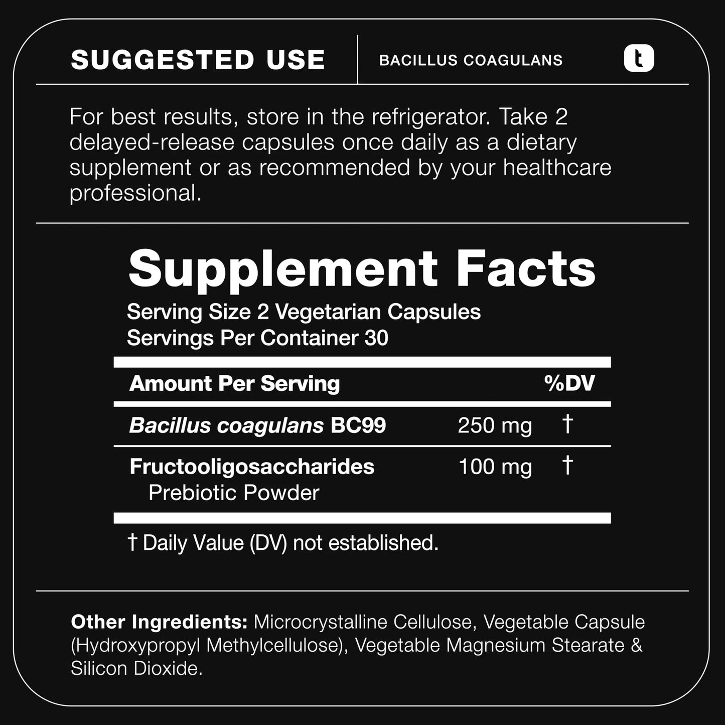 Toniiq Bacillus Coagulans Probiotic Supplement – Ultra High Strength 50 Billion CFU with FOS Prebiotic – Spore-Based Probiotic for Exceptional Stability – Third-Party Tested – 60 Capsules Toniiq buy supplements Au