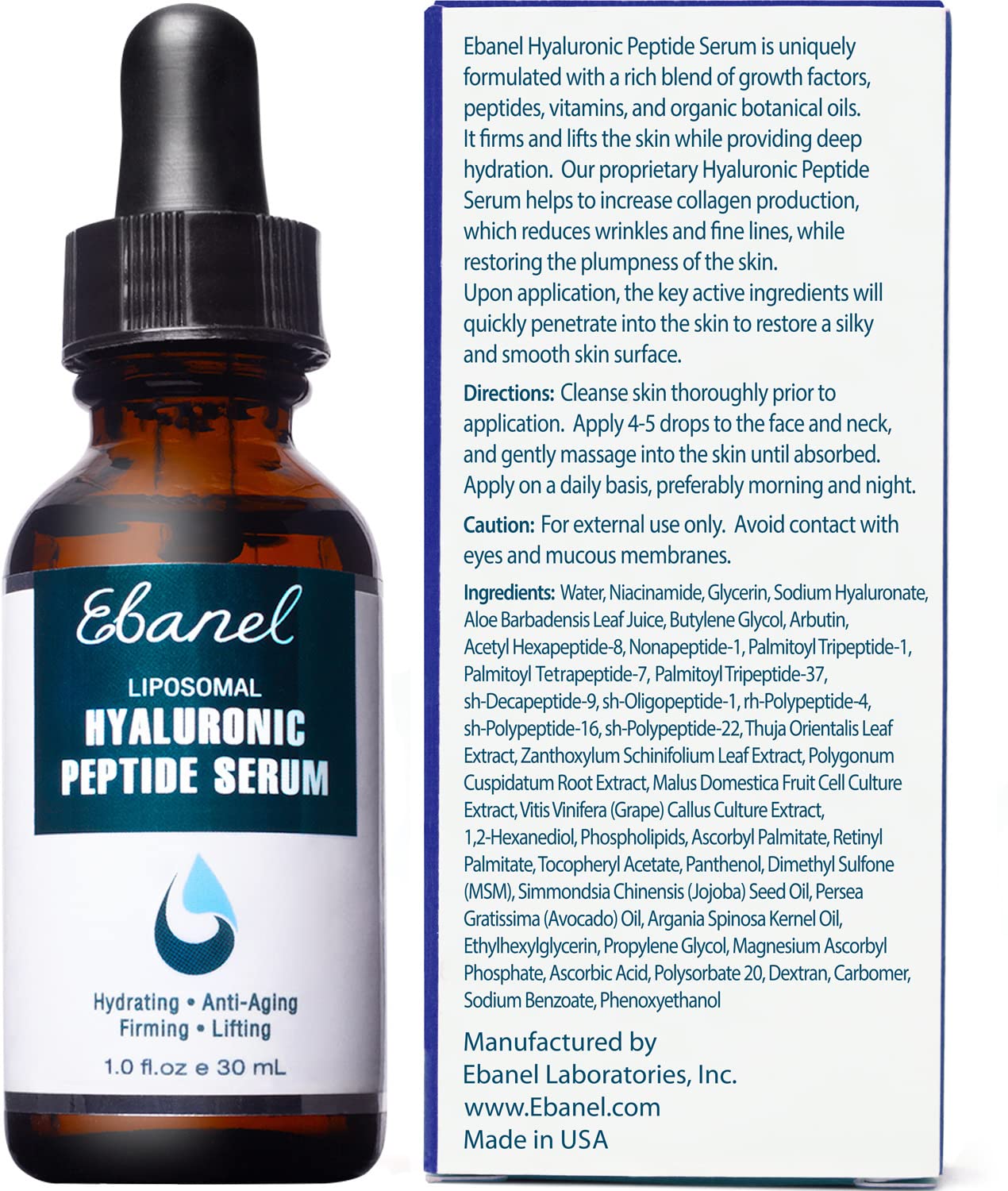 Ebanel Anti Aging Skincare Bundle of Retinol Moisturizer Cream with Collagen and Hyaluronic Acid Serum, Reduces Wrinkles, Hydrates, Firm and Smooth Skin Ebanel buy supplements Au