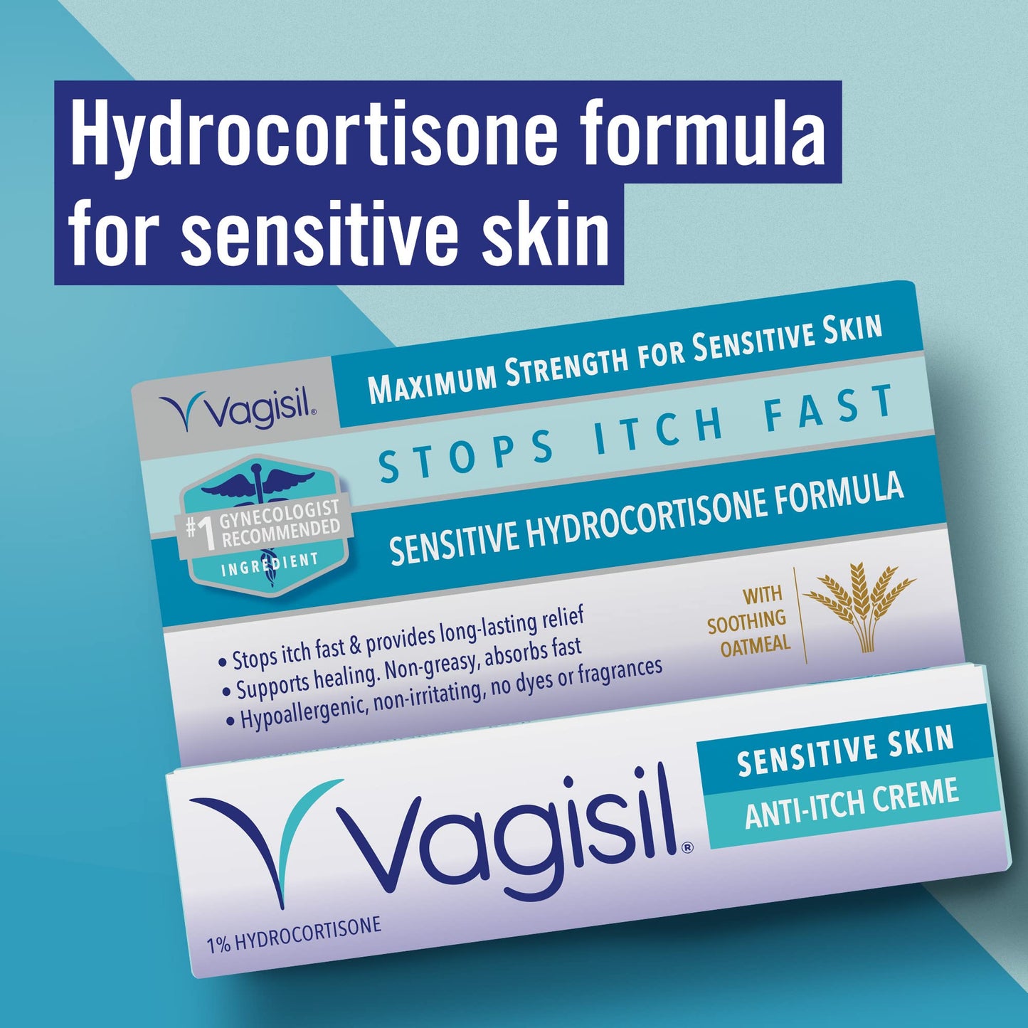 Vagisil Maximum Strength Feminine Anti-Itch Cream for Women, Sensitive Skin Formula VagisilBuy Supplements Australia