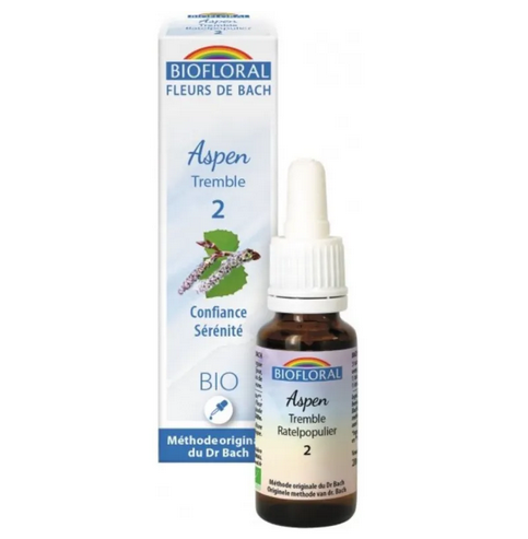 Fleur de Bach BIO Aspen (Tremble) Flacon 20 ml BIOFLORAL