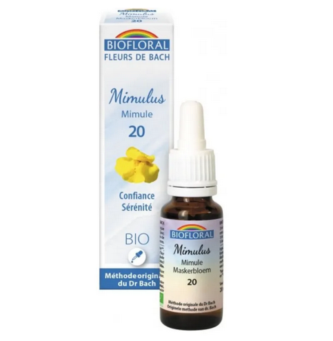 Fleur de Bach BIO Mimulus (Mimule) Flacon 20 ml BIOFLORAL