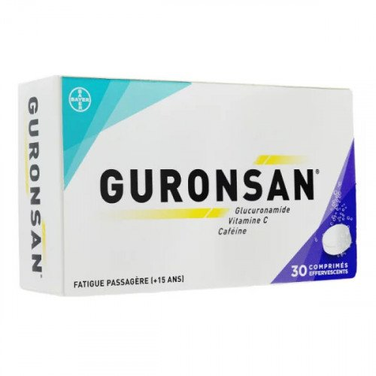 Bayer Guronsan 30 effervescent tablets Transient fatigue