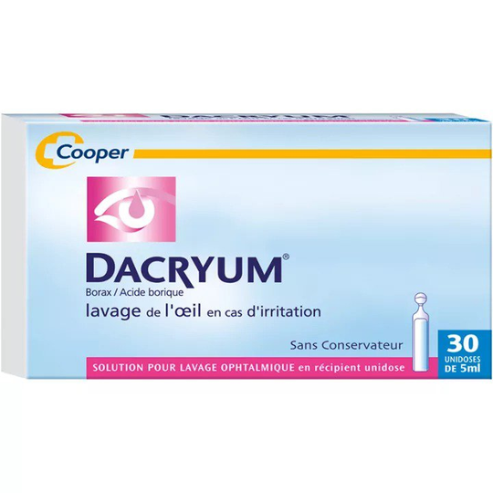 Dacryum eye wash solution - 30 unidoses