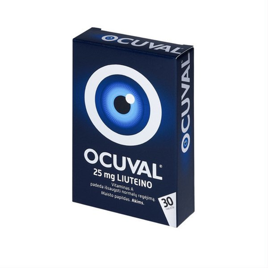 OCUVAL 30 Tablets Vision Eye Health Supplement