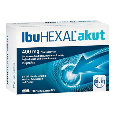 IbuHexal akut 400 mg film-coated tablets, 50 pcs