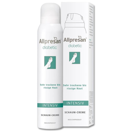 Allpresan Diabetic 200 ml Intensive Foam Cream for Diabetes Mellitus Very Dry Cracked Foot Skin