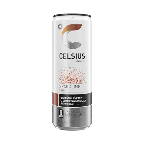 CELSIUS Sparkling Cola, Functional Essential Energy Drink 12 Fl Oz (Pack of 12) CELSIUSBuy Supplements Australia