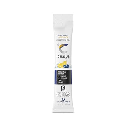 CELSIUS On-the-Go Essential Energy Drink Mix, Blueberry Lemonade (14 Stick Pack) CELSIUSBuy Supplements Australia