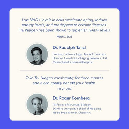 TRU NIAGEN - Patented Nicotinamide Riboside NAD+ Supplement. NR Supports TRU NIAGENBuy Supplements Australia