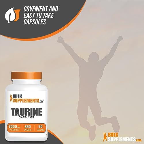 BULKSUPPLEMENTS.COM Taurine Capsules - Taurine Supplement, Taurine 2000mg BULKSUPPLEMENTS.COMBuy Supplements Australia