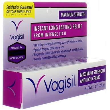 Vagisil Maximum Strength Anti-Itch Creme 1 oz (Pack of 2) VagisilBuy Supplements Australia