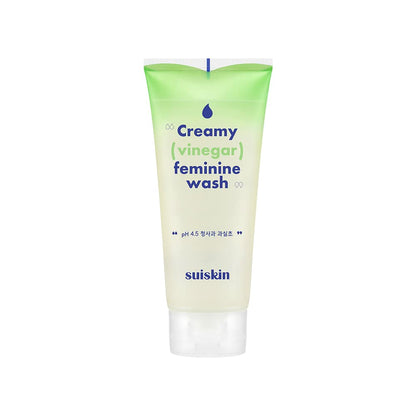 Suiskin Green Apple Vinegar Feminine Wash | Removes odor, pH balanced with Vegan Probiotics, Fragrance-free