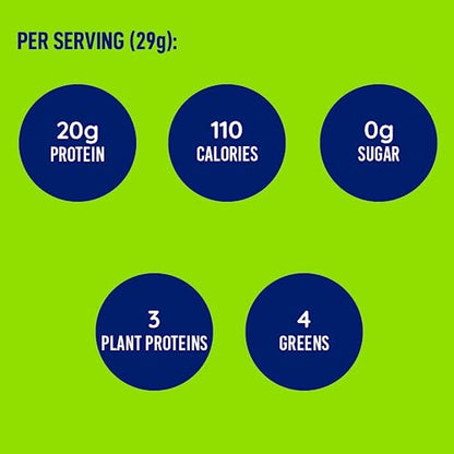 LeanFit Plant-Based Protein & Greens Natural Vanilla – 20g Plant Protein + 4 Leafy Greens LeanFitBuy Supplements Australia