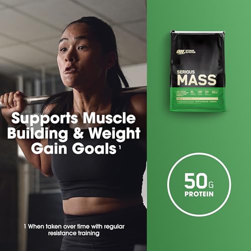 Optimum Nutrition Serious Mass Weight Gainer Protein Powder Vitamin C Zinc and Vitamin Optimum NutritionBuy Supplements Australia