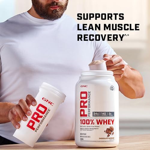 GNC Pro Performance 100% Whey Protein Powder - Creamy Strawberry, 25 Servings GNCBuy Supplements Australia