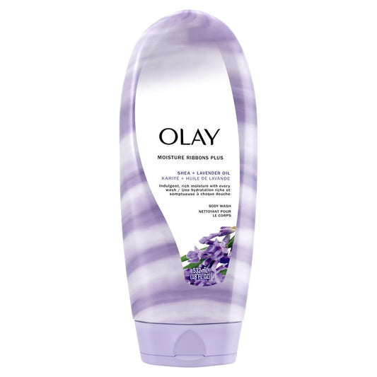 Olay Body Wash for Women, Moisture Ribbons Plus, Deep Conditioning & Moisturizing Formula, Long Lasting Smooth Soft Skin