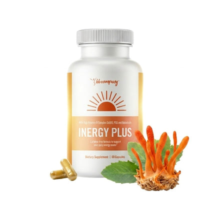 InergyPLUS | Energy Vitamins for Women, Fatigue, Natural Energy Supplements for Focus | Vitamin B12, Folic Acid, Rhodiola Rosea