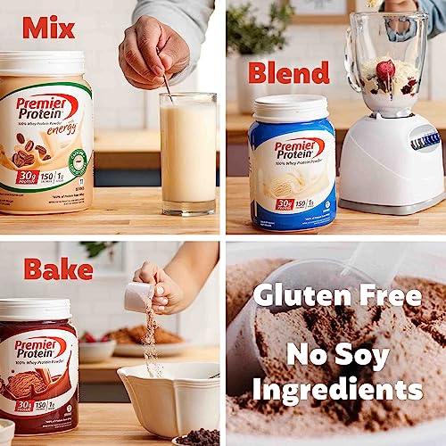 Premier Protein Powder, Vanilla Milkshake, 30g Protein, 1g Sugar, 100% Whey Protein Premier ProteinBuy Supplements Australia