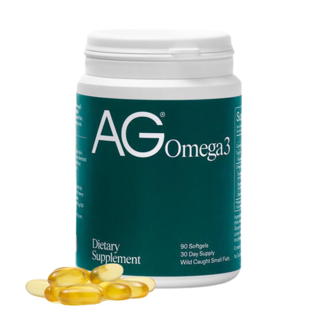 AG1 Omega 3 Fish Oil Softgels – 2000mg EPA & DHA from Wild-Caught Fish, Supports Heart, Brain & Joint Health | 90 Capsules | Athletic Greens Supplement AG1 buy supplements Au