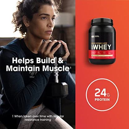 Optimum Nutrition Gold Standard 100% Whey Protein Powder, Vanilla Ice Cream, 2 Pound Optimum NutritionBuy Supplements Australia