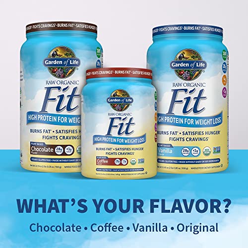 Garden of Life Raw Organic Fit Vegan Protein Powder Coffee, 28g Plant Based Protein Garden of LifeBuy Supplements Australia
