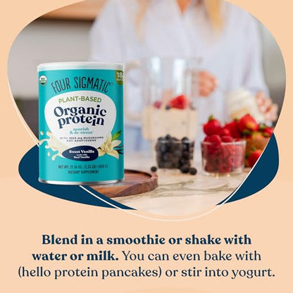 Four Sigmatic Organic Vegan Protein Powder | 18g Plant-Based Protein per Serving Four SigmaticBuy Supplements Australia