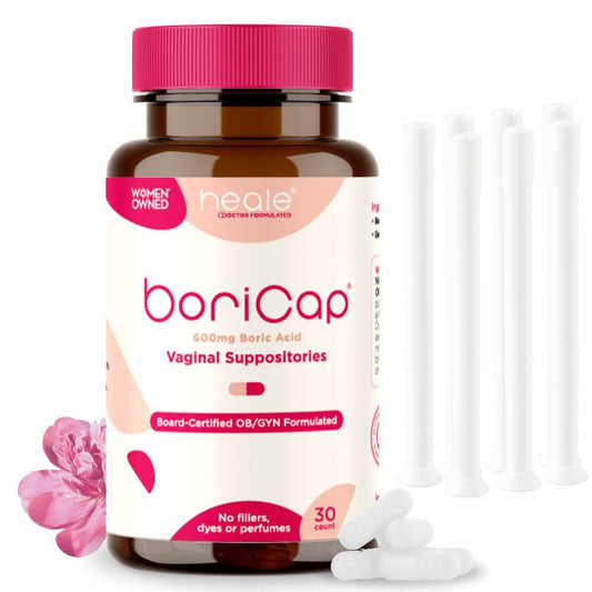 BoriCap Boric Acid Suppositories - Kit, 600mg - Vaginal Health - Feminine Hygiene Products for Vaginal Odor & Discomfort - Suppository Made Without Dyes or Fillers + Applicators BoriCapBuy Supplements Australia
