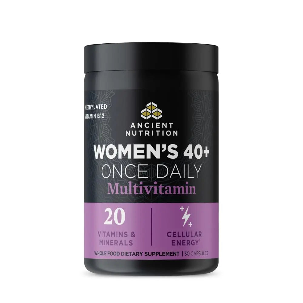 Ancient Nutrition Multivitamin for Women, Ancient Multi Women's 40+ Once Daily Vitamin Supplement, Vitamin B, Vitamin C and Vitamin K2 Ancient NutritionBuy Supplements Australia