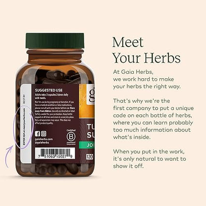 Gaia Herbs Turmeric Supreme Joint Health - Joint Support Supplement
