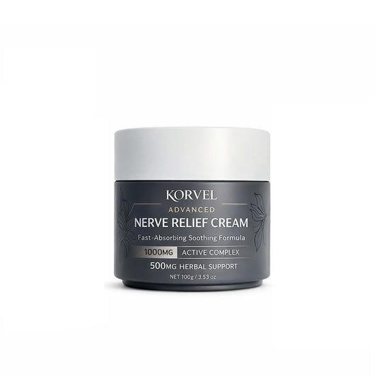 Saphily KORVEL Nerve Relief Cream 1000mg Active Blend, Fast Absorbing Soothing Cream with Herbal Support, 3.53 oz SaphilyBuy Supplements Australia