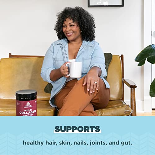 Collagen Powder Protein by Ancient Nutrition, Multi Collagen Vanilla Protein Powder Ancient NutritionBuy Supplements Australia