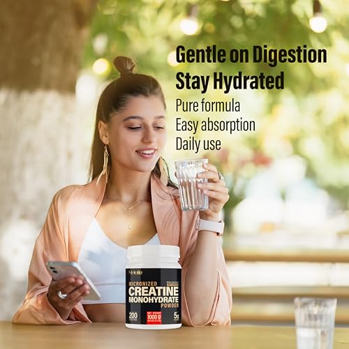 METALIFE 100% Pure Creatine Monohydrate Powder, Canada-Made, 1000 g (200 Servings) Micronized Powder, Muscle Growth, Unflavored, Ideal for Athletes & Fitness Enthusiasts, Third party lab tested, Vegan METALIFEBuy Supplements Australia