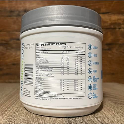 IMMUNEGY - PRE-Sport Performance Pre-Workout Formula (Blue Raspberry Delight). 45 Servings
