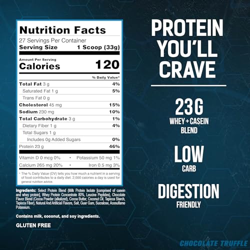 PEScience Select Low Carb Protein Powder, Chocolate Truffle, 27 Serving, Keto Friendly PEScienceBuy Supplements Australia