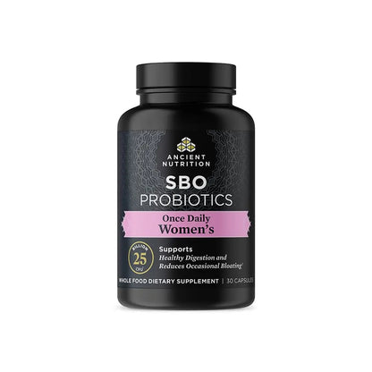 Ancient Nutrition Probiotics for Women, Once Daily Women's Probiotics 30ct, Digestive Support and Reduces Occasional Bloating, Made with Chaste Tree Berry and Amla Berry, 25 Billion CFUs* Ancient Nutrition buy supplements Au