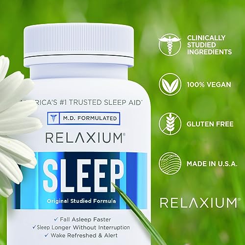 Relaxium Sleep Aid, 30-Day Supply, Dietary Supplement, Better Sleep, Magnesium RelaxiumBuy Supplements Australia
