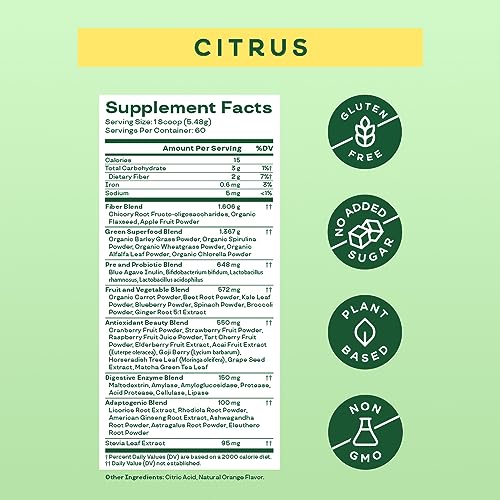 Bloom Nutrition Super Greens Powder Smoothie & Juice Mix - Probiotics Bloom NutritionBuy Supplements Australia
