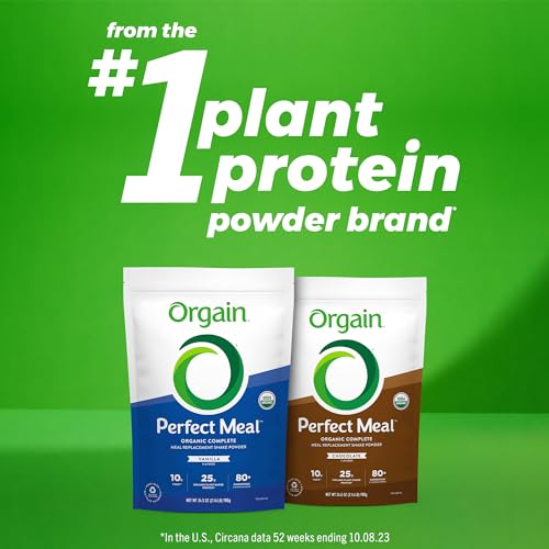 Orgain Organic Perfect Meal Replacement Protein Powder, Chocolate - 25g Plant Based OrgainBuy Supplements Australia