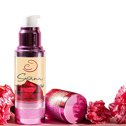 SASÁNA All Natural Feminine Spray - Effective Relief from Dryness, BV, Itch - 100% Organic Yoni Oil