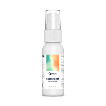 Renue By Science Restore PM | Liposomal Melatonin GABA Supplement Spray | 30ml Spray with Melatonin Glutathione & GABA 10mg - Sleep Aid Melatonin | Non-GMO | Made in The USA & Third Party Tested Renue By ScienceBuy Supplements Australia