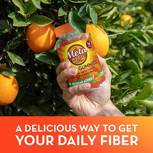 Metamucil Fiber Supplement Gummies, Sugar Free Orange Flavor, 5g Prebiotic Plant Based MetamucilBuy Supplements Australia