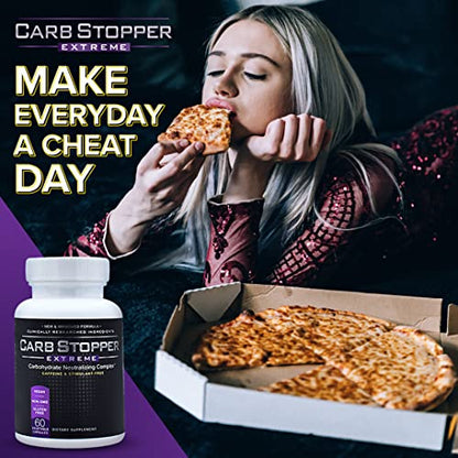 Carb Stopper Extreme (3 Bottles Maximum Strength, Natural Carbohydrate and Starch Carb Stopper ExtremeBuy Supplements Australia