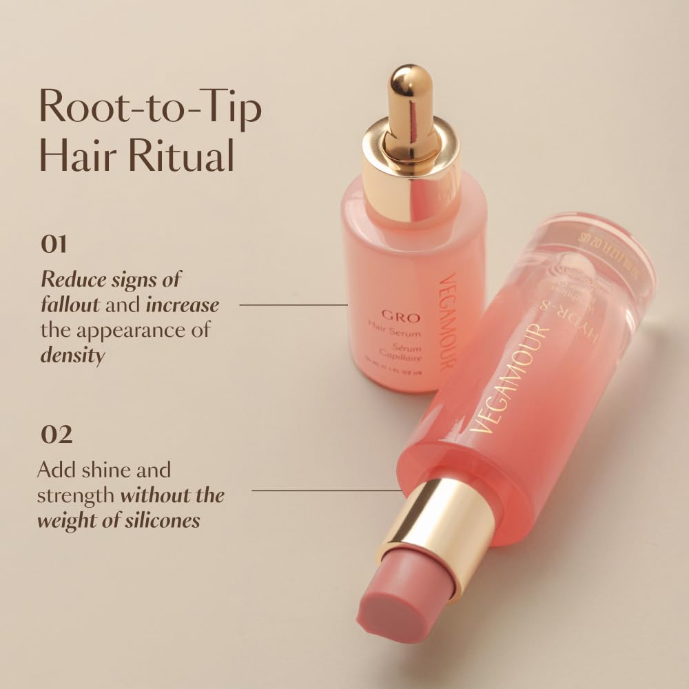Vegamour Essentials Kit: Revitalizing Shampoo & Conditioner, Hair Serum, Weightless Repair Oil for All Hair Types VEGAMOURBuy Supplements Australia