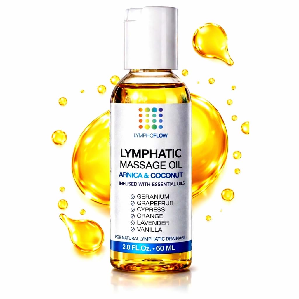 Bruizex Lymphatic Drainage Massage Oil: Arnica and Coconut Oil for Manual Lymph Drainage & Post Surgery Recovery for Liposuction, 360 Lipo, BBL,Tummy Tuck, Lymphedema, Lipedema, Lipo Foam- 2.0 oz Bruizex buy supplements Au