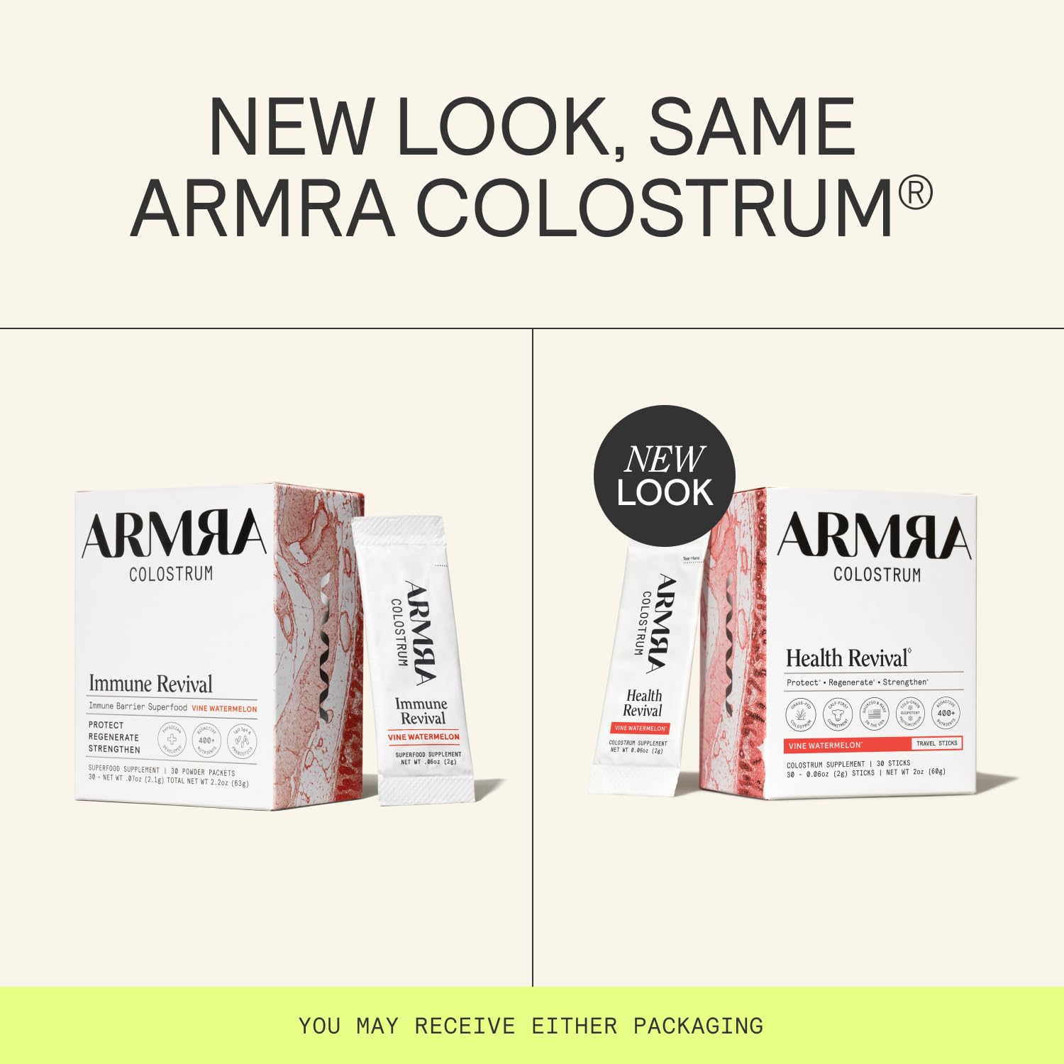 ARMRA Colostrum Powder | Vine Watermelon | Gut Health & Bloating | Skin & Hair | Immunity | Keto, Gluten & Fat-Free | 60 Servings ARMRABuy Supplements Australia