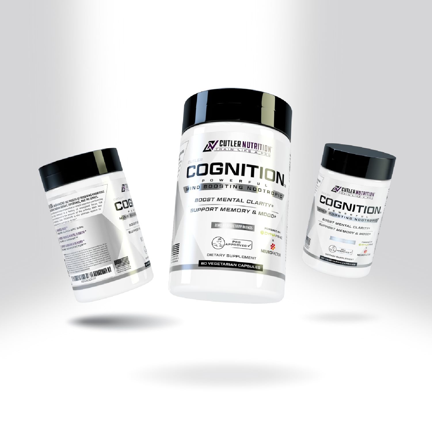 COGNITION High Potency Brain Nootropic Focus Supplement: Best Nootropic and Energy Pills for Mental Clarity, Memory, Studying, Gaming, and Work | Alpha GPC, Dynamine, Caffeine, L Theanine , 60 Count Cutler Nutrition buy supplements Au